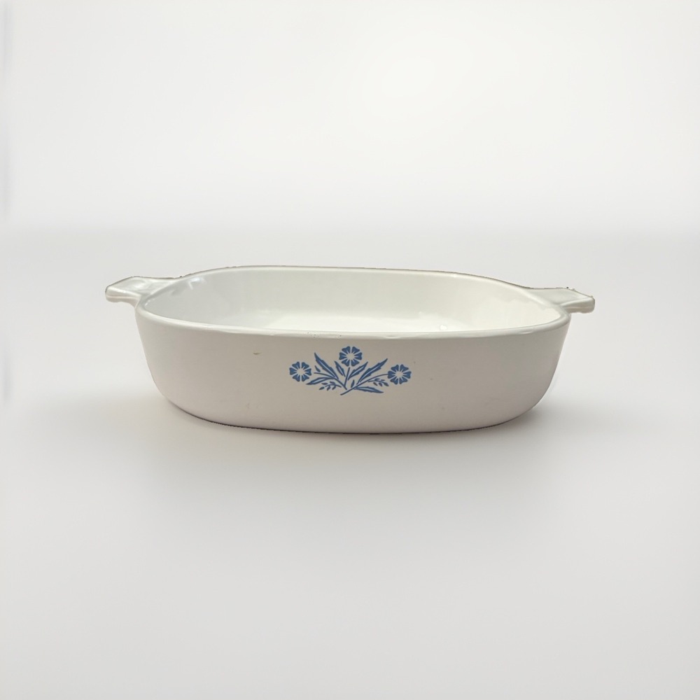 Vintage Corning Ware P-9-B Blue Cornflower 8" Casserole Dish - No Lid